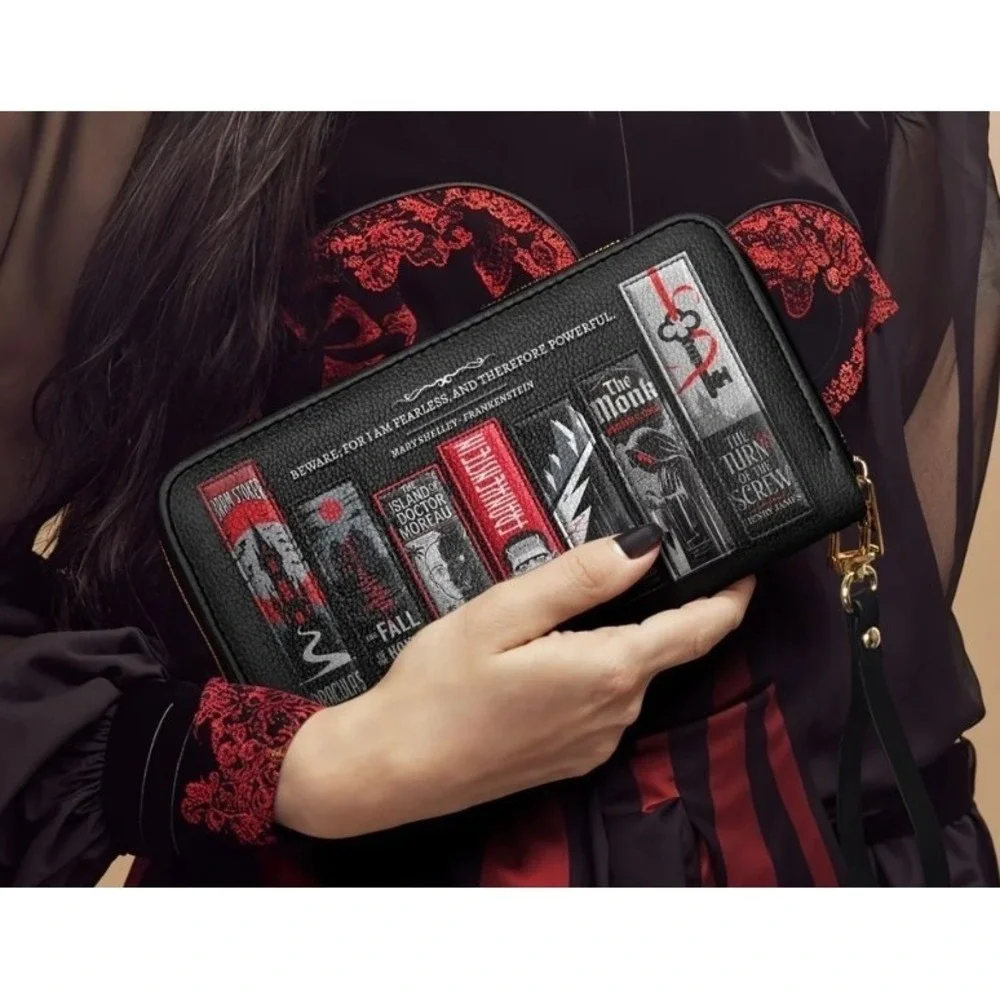 The Fearless Collection‎ Wallet Goth Halloween New NWT Beware For I Am Fearless